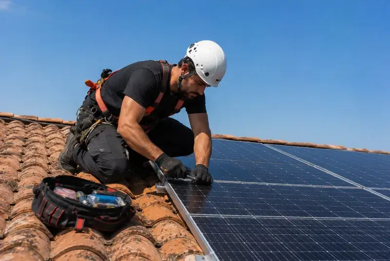 Maintenance et monitoring de panneaux solaires à Assat